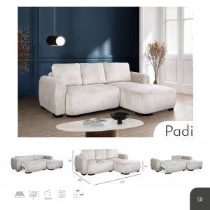 Padi Corner sofa bed