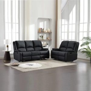 PU Leather Sofa 3+2 Seater Manual