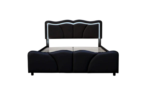 Serene Leather PU Double/King Bed - Image 5