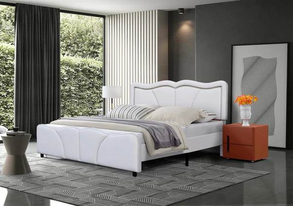 Serene Leather PU Double/King Bed - Image 13